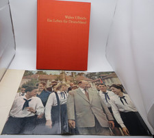 Bildband "Walter Ulbricht  ein Leben für Deutschland"  1963 mit Widmung