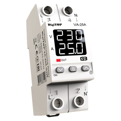 Voltage monitoring relay
