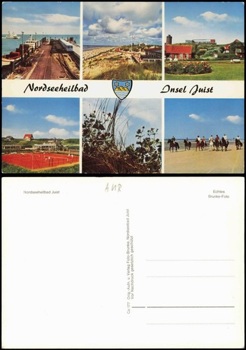 Ansichtskarte juist hafen - juist,