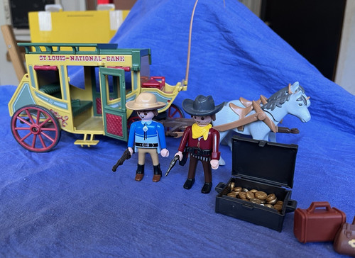 Playmobil western postkutsche - western,
