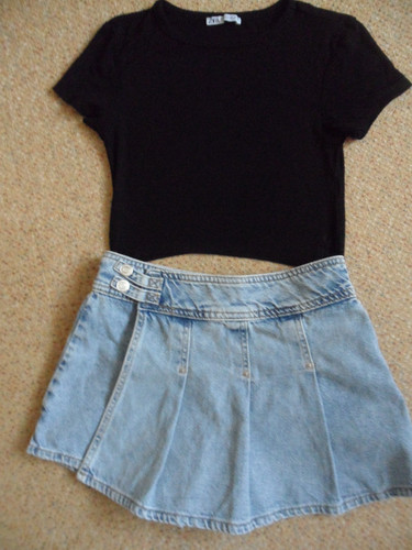 Zara mädchen jeans skort - zara,