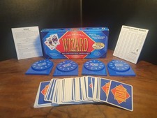 Kartenspiel „Wizard“ mit Spielsteinen. Englische Spielanleitung. 4 Spielsteine.