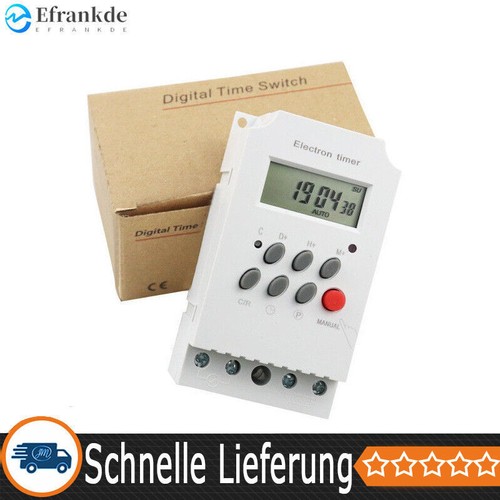 Digitale lcd zeitschaltuhr 12v - lcd,