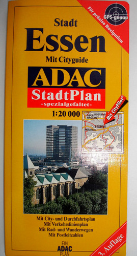 Essen faltplan mit cityguide - mit,