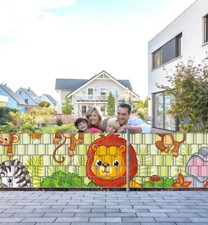 Sichtschutzstreifen Dschungeltiere Sichtschutz Garten Zaun