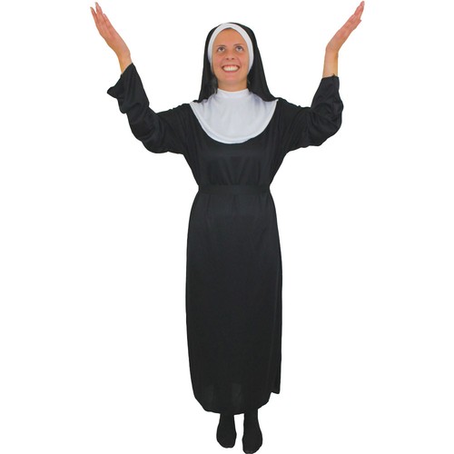 Nonnenkostüm damen schwarz - nonnenkostÜm,