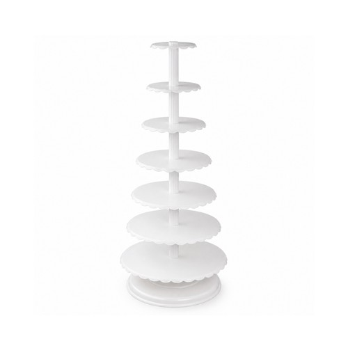 Tortenständer mit säule - mit,