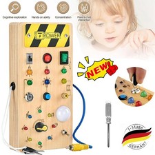 Montessori Holzspielzeug LED