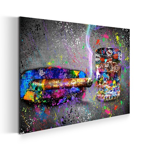 Whisky graffiti wandbild - whisky,