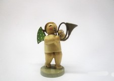 WuK  Wendt & Kühn Seiffen Erzgebirge "ORCHESTER-ENGEL mit BASSHORN" 50er Jahre