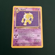 Pokemon Hypno 23/62 1. Edition Fossil Deutsch