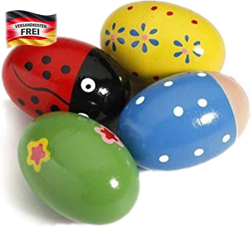 Kinder holz maracas set - kinder, 4