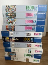 Ravensburger Puzzle Konvolut, 1.000-1.500 Teile, verschiedene Designs