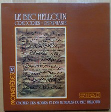 Kirchenmusik  LP - Le Bec Hellouin - Gregorien - L´Epiphane sehr guter Zustand