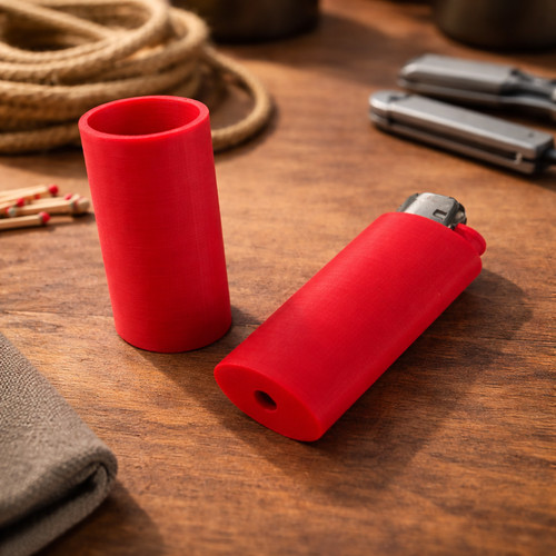 Big lighter case - big, printed