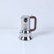 Kaffeemaschine Alessi Mod 9090 Design Richard Sapper Compasso Oro 6 Tassen