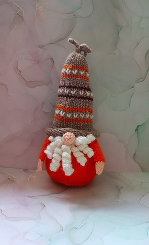 Wichtel gnom gestrickt - gnom,,