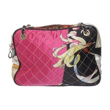 2000er Vintage Damen Design Handtasche Multicolor, Polyester ca. 30x22cm Germany