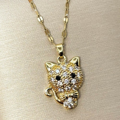 Damen halskette katze - damen,