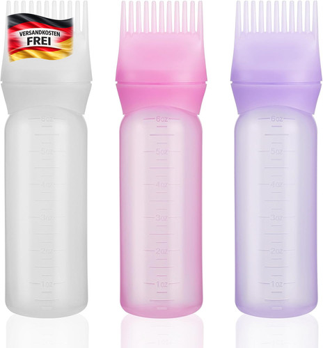 Haaröl applikator flasche set - applikator,