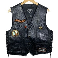 Seltene ärmellose lederjacke - seltene,