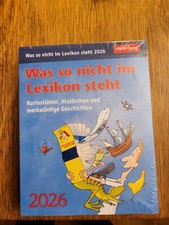 Was so nicht im Lexikon steht