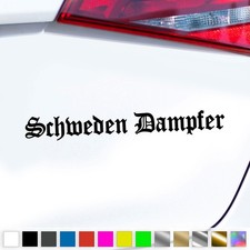 Schweden Dampfer Aufkleber LKW