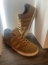 Original Herren Adidas Neo Schuhe Braun Größe: 43 1/3