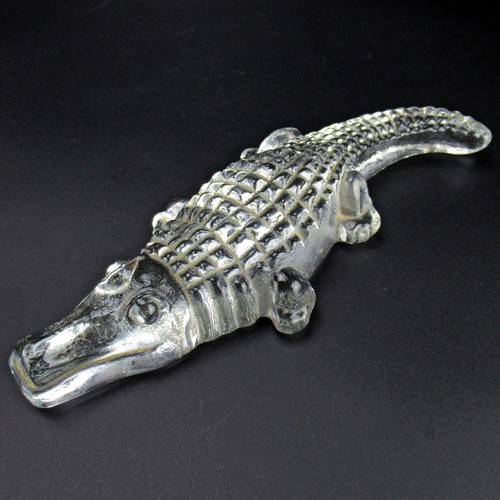 Kosta boda glas figur - glas, krokodil