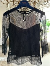 Party Bluse Shirt Top Spitze