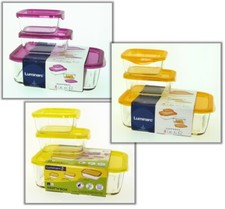 3x AUFBEWAHRUNGSBOX Glas