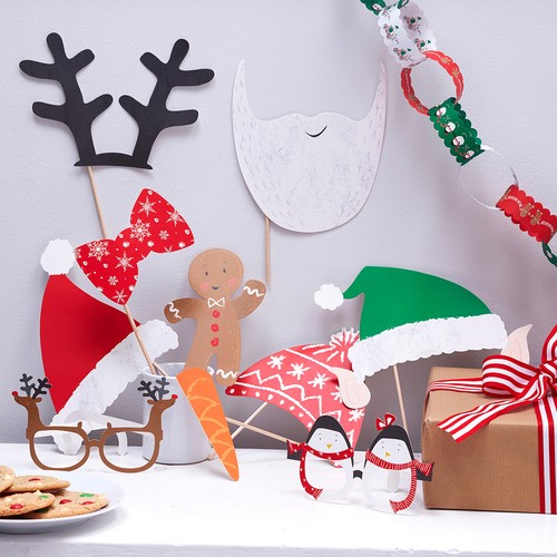 Photo booth santa friends - booth, &