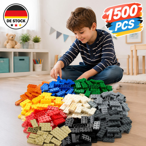 1500 stücke grundbausteine - stücke,