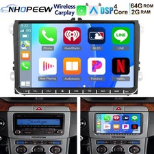 Für VW PASSAT B6 B7 CC MAGOTAN 64GB Android 15 Carplay Autoradio FM RDS GPS Navi