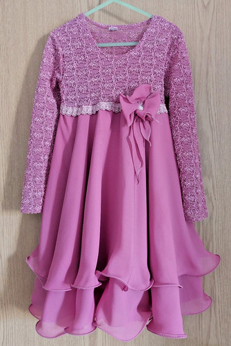 Festkleid/Spitze/Chiffonkleid
