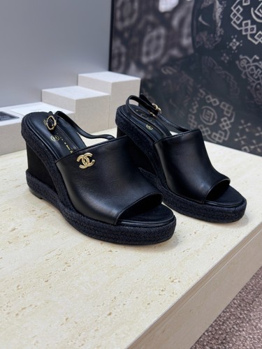 Chanel keilabsatz sandalen - sandalen, /