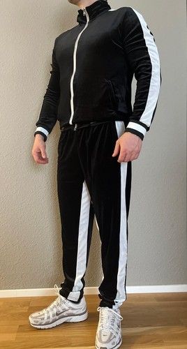 Velour trainingsanzug - velour,
