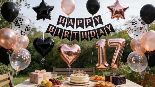 Geburtstag dekoration 17 - 17.geburtstag,