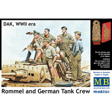 Master Box MB3561 1:35 Rommel & German Tank Crew DAK, WWII era