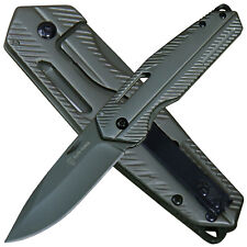 Elite Force EF 163 Taschenmesser, Klappmesser grau mit Gürtelclip, Framelock