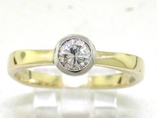 Solitär Brillant Ring 585