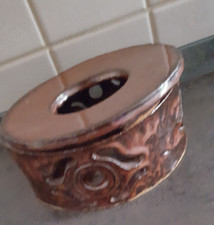 braunes Keramik oder Ton Stövchen - Warmhalter