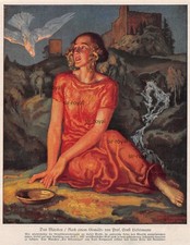 Das Märchen - Ernst Liebermann - 1927 ~16x21cm