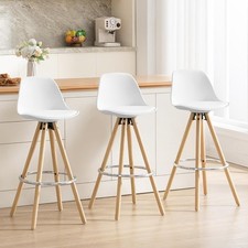 WOLTU 1x Barhocker Weiß