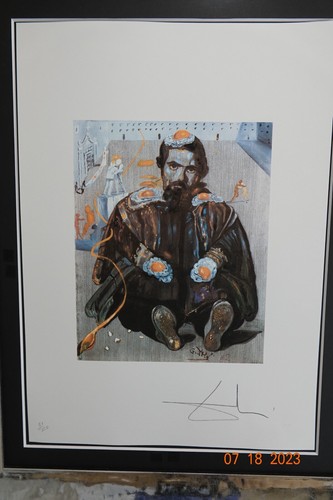 Salvador dali lithographie - salvador,