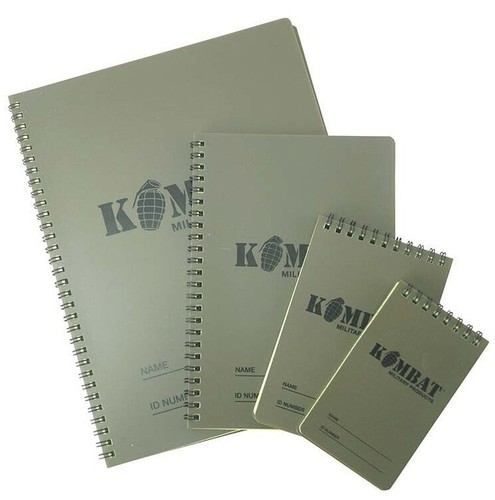 Army waterproof notizblock - army,