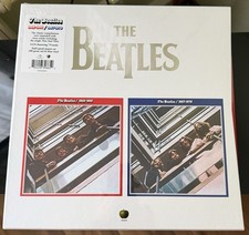 LP-BOX: The Beatles - 1962-1966 & 1967-1970, RED/BLUE Coloured Vinyl, NEU & OVP