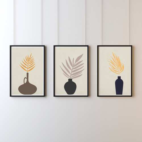 Boho wandbilder 3er set - 3er,