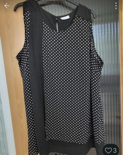 Tunika schwarz weiß - 58, schwarz-weiß