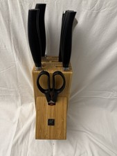 Messerblock Zwilling, 6 Messer Zwilling, 1 Messer v. Thomas u. Messerschärfer